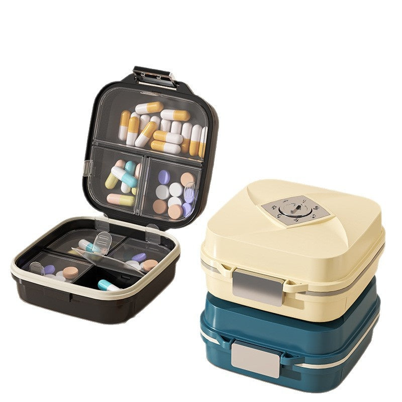 ✨7-Day Double Layer Moisture-Proof Travel Pill Box, Portable Weekly Pocket Medicine Organizer