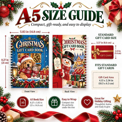 🎁Last Day Promotion 50% OFF🎁 Christmas Gift Card Book