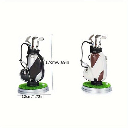 ⛳ Golf Lover's Desk Pen Holder Set – The Perfect Office Gift for Golf Fans