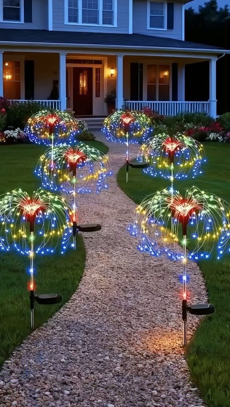 🎁Waterproof Solar Garden Fireworks Lamp