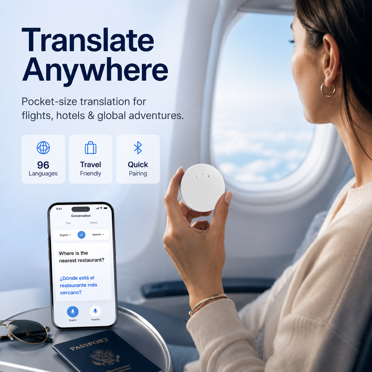 ✨ 50% OFF – Limited Time Offer✨AI Pocket Translator – Real-Time Two-Way Voice Translation in 165+ Languages