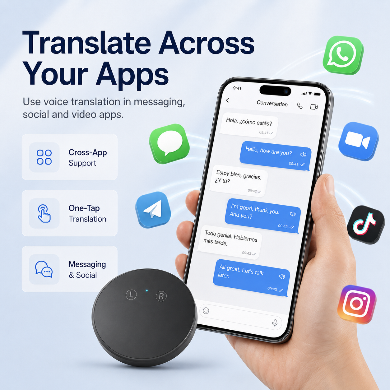 ✨ 50% OFF – Limited Time Offer✨AI Pocket Translator – Real-Time Two-Way Voice Translation in 165+ Languages