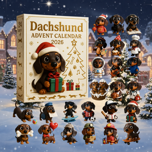 🎄🐶2026 Dachshund Advent Calendar 🐾 ✨