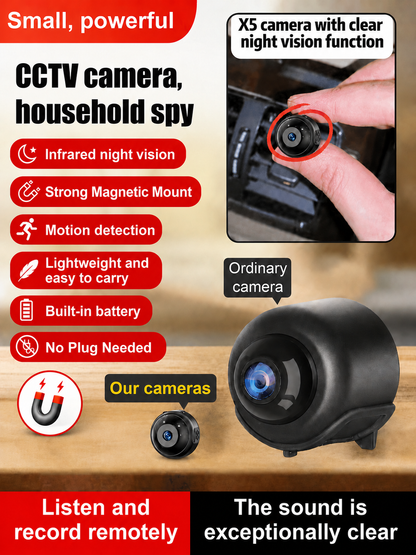 ✨LAST DAY 51%OFF✨[2026 Upgraded ultra-invisible] No-plug camera