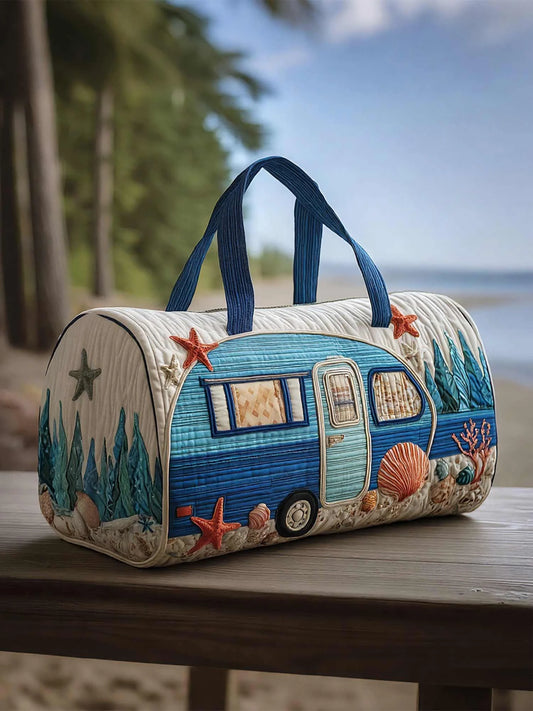 🔥LAST DAY 50% OFF✨Unisex Boho Quilted Weekender Travel Bag, Lightweight & Comfortable, Hippie Design