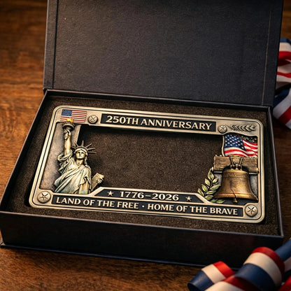 🔥250th Anniversary Commemorative License Plate Frame