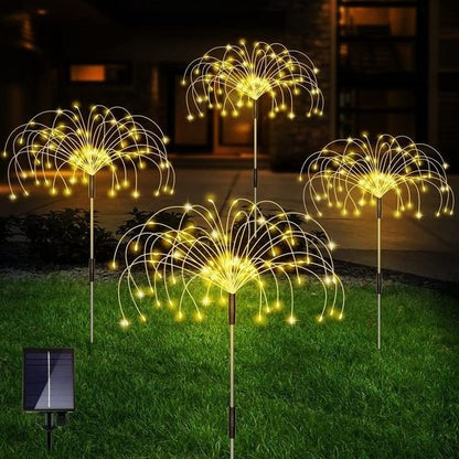 (🔥Summer Hot Sale 50% Off ) 🎁Waterproof Solar Garden Fireworks Lamp