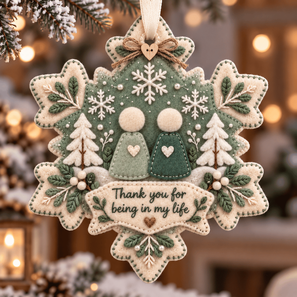 🔥LAST DAY 50% OFF🧶Handcrafted Felt Holiday Ornament