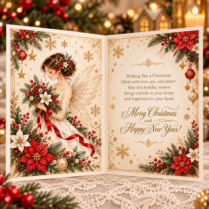 🔥Last Day 50% OFF👧3D Christmas Angel Greeting Card