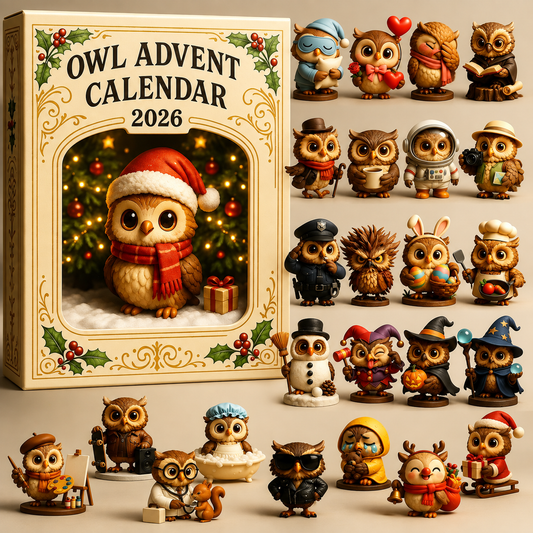 🎉🎉Owl Advent Calendar 2026 🎁 24 Gifts Inside!