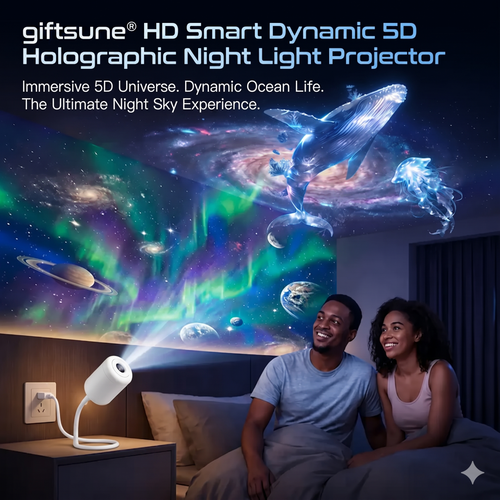 ⏰Last day Promotion 🔥-Night Light Projector - Smart Holographic Star Projector