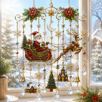Santa Pulling a Cart