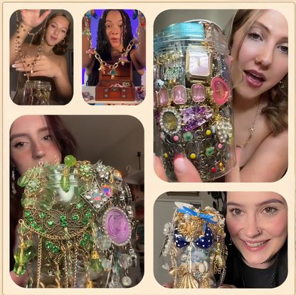✨ Mystery Jewelry Jar – Curated Sparkle Collection for a Beautiful Surprise