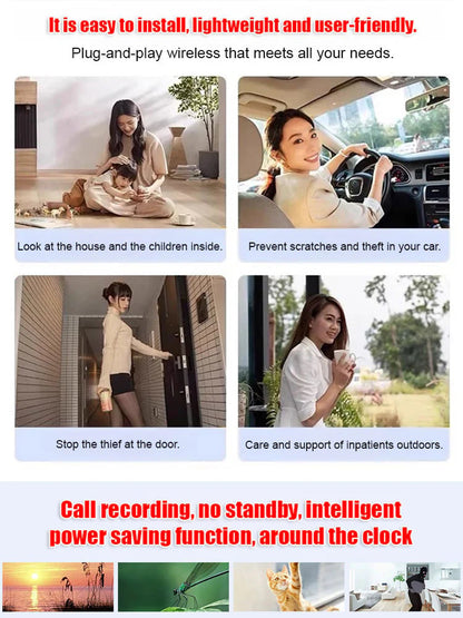 ✨LAST DAY 51%OFF✨[2026 Upgraded ultra-invisible] No-plug camera