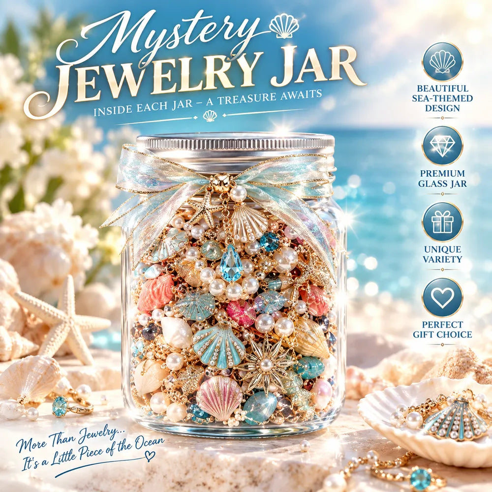 ✨ Mystery Jewelry Jar – Curated Sparkle Collection for a Beautiful Surprise
