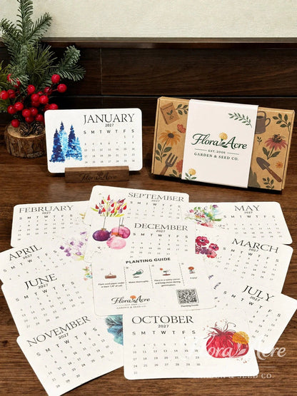 ✨Early Holiday Sale 49% OFF🌱Eco-Friendly Plantable “Timeless” Seed Calendar 2027