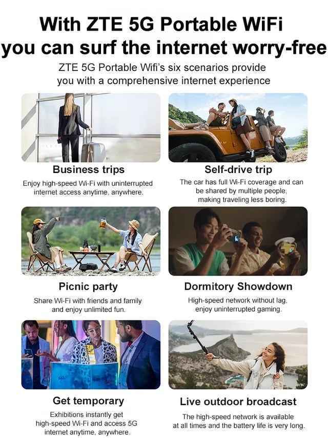 ✨Limited Time 53%OFF📶 All-Network Pocket WiFi – Ready in Seconds No Setup! No Hassle! Just Connect!🔥[Power on and use, free for life]）