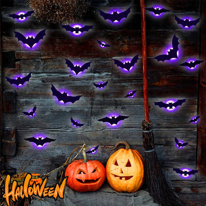 🎉🎁 Holiday Special 🦇 3D Bat Spider Light Design LED Decoration 🕷️