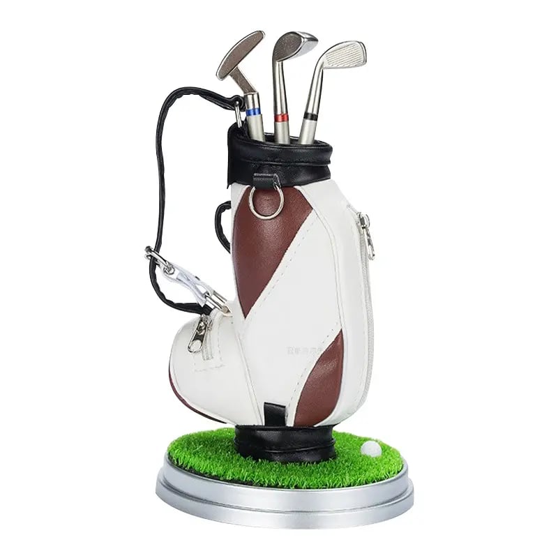 ⛳ Golf Lover's Desk Pen Holder Set – The Perfect Office Gift for Golf Fans