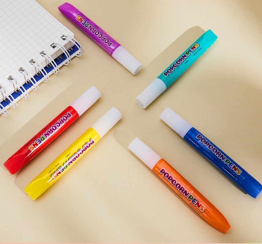 ✨🎁Magic Pen – Draw 3D with one stroke!🎄 DIY Bubble Popcorn Drawing Pens🔥