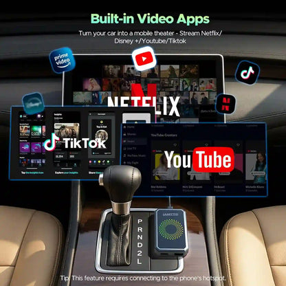 3-in-1 Wireless CarPlay Adapter – Stream In-Car Entertainment Anywhere