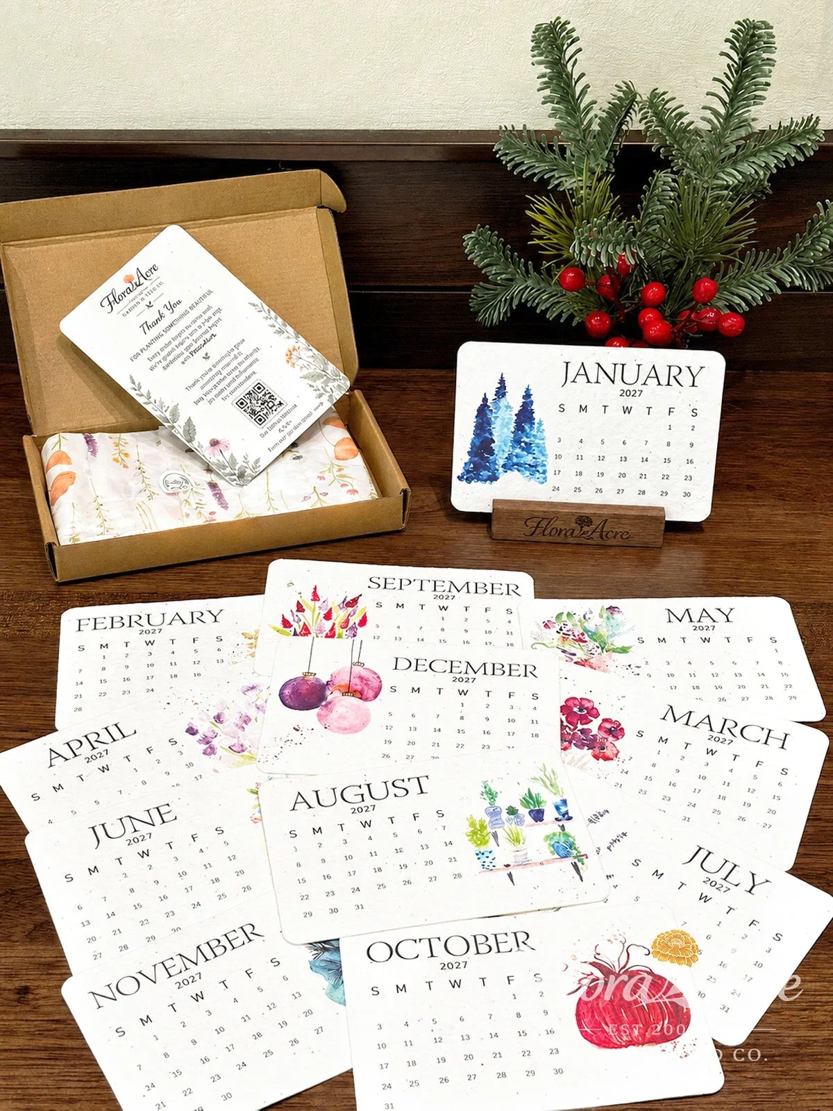 ✨Early Holiday Sale 49% OFF🌱Eco-Friendly Plantable “Timeless” Seed Calendar 2027