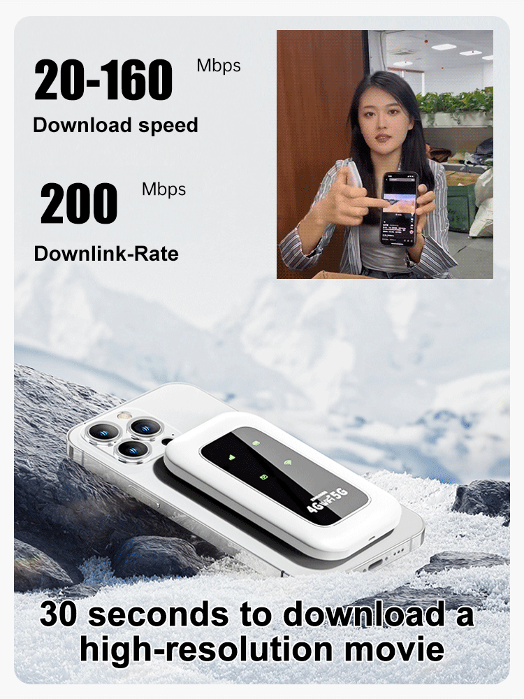 ✨Limited Time 53%OFF📶 All-Network Pocket WiFi – Ready in Seconds No Setup! No Hassle! Just Connect!🔥[Power on and use, free for life]）
