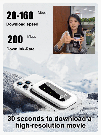 ✨Limited Time 53%OFF📶 All-Network Pocket WiFi – Ready in Seconds No Setup! No Hassle! Just Connect!🔥[Power on and use, free for life]）