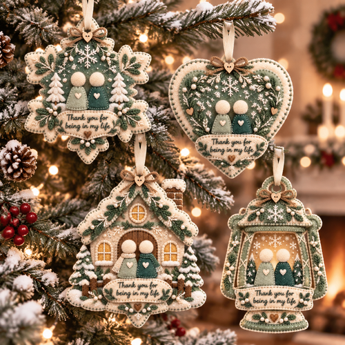 🔥LAST DAY 50% OFF🧶Handcrafted Felt Holiday Ornament