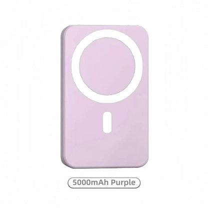 🔋 Magnetic Wireless Power Bank for iPhone – 5000mAh