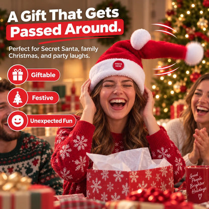 🎅 🤣🎅 🤣 Singing & Dancing Santa Hat — Animated Christmas Party Hat