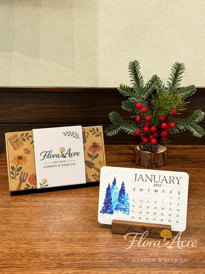 ✨Early Holiday Sale 49% OFF🌱Eco-Friendly Plantable “Timeless” Seed Calendar 2027