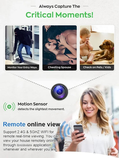 ✨LAST DAY 51%OFF✨[2026 Upgraded ultra-invisible] No-plug camera