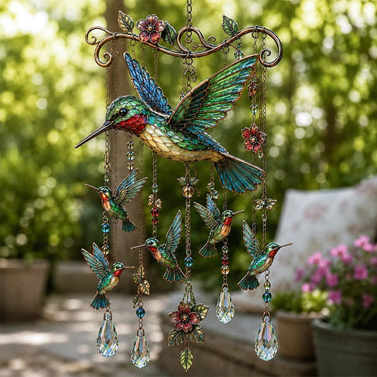 🐦🐦🎐Last Day 50% OFF - 🐦🎐Graceful Hummingbird Wind Chime