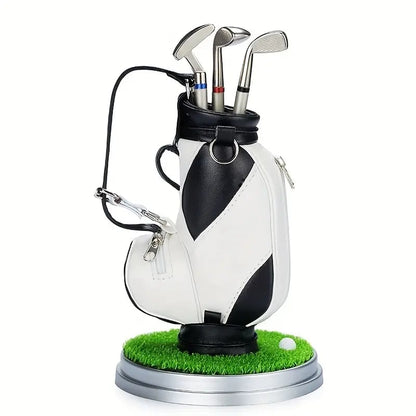 ⛳ Golf Lover's Desk Pen Holder Set – The Perfect Office Gift for Golf Fans