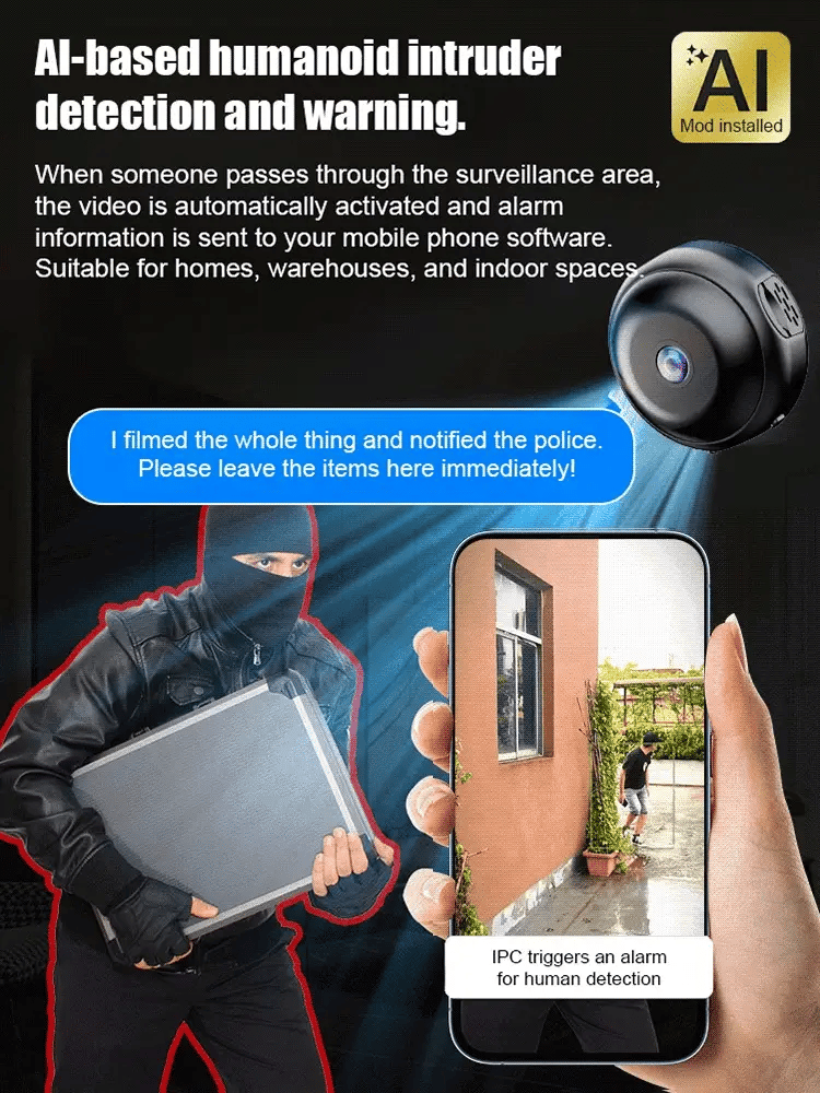 ✨LAST DAY 51%OFF✨[2026 Upgraded ultra-invisible] No-plug camera