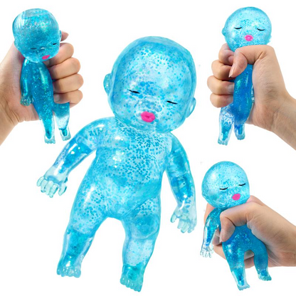 Baby Squishy Glitter Toy - Slow Rising Sensory Fidget Tool, Kids Toys, Desk Fidget Buddy