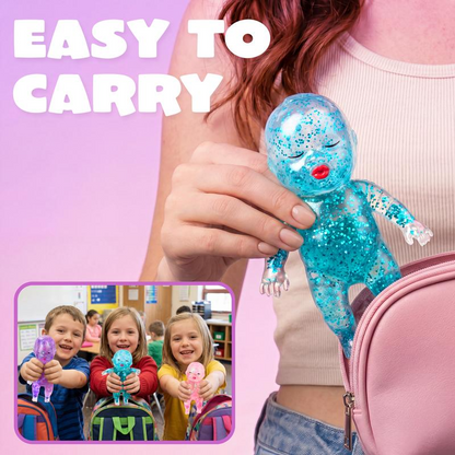 Baby Squishy Glitter Toy - Slow Rising Sensory Fidget Tool, Kids Toys, Desk Fidget Buddy