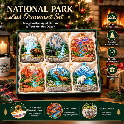 🔥Last Day 50% OFF🔥National Parks Acrylic Ornament Gift Set
