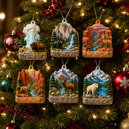🔥Last Day 50% OFF🔥National Parks Acrylic Ornament Gift Set