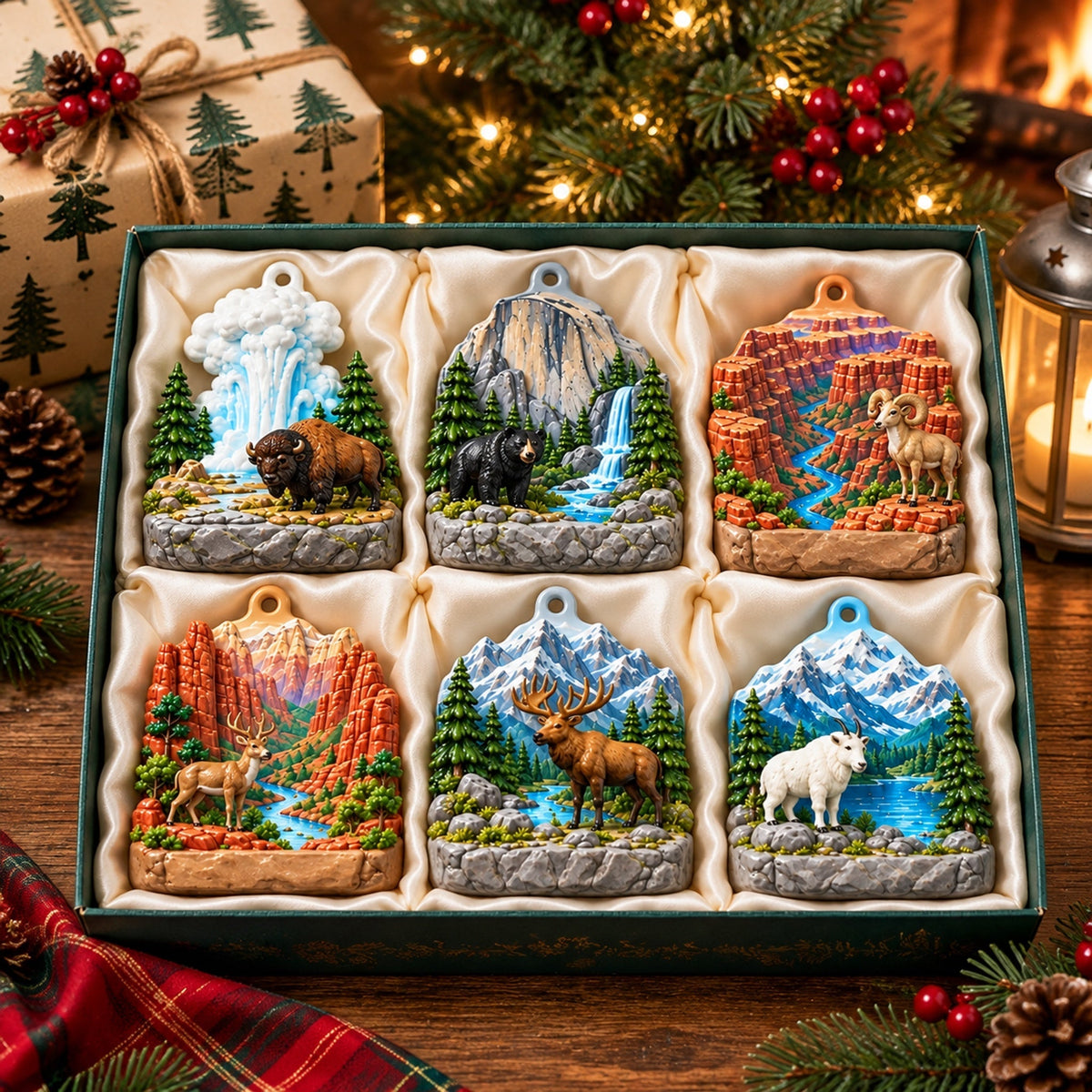 🔥Last Day 50% OFF🔥National Parks Acrylic Ornament Gift Set