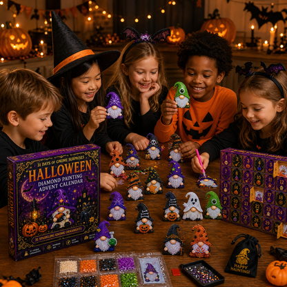 ✨ 31 Days of Gnome Surprises Halloween Diamond Painting Advent Calendar
