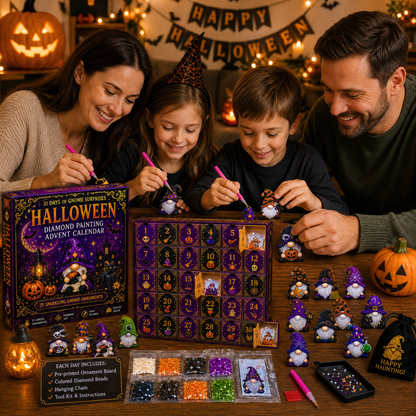 ✨ 31 Days of Gnome Surprises Halloween Diamond Painting Advent Calendar